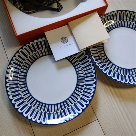 hermes bleus d'ailleurs dinner plate|Hermes, Bleus d'Ailleurs .